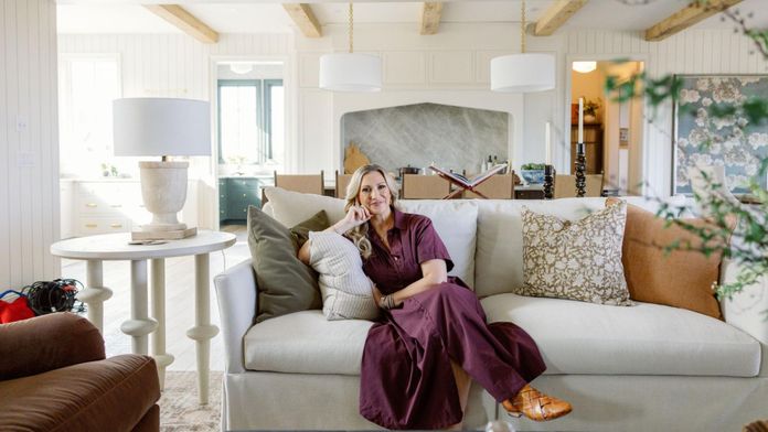 Modern Traditional Living Room: Inside the Scout House