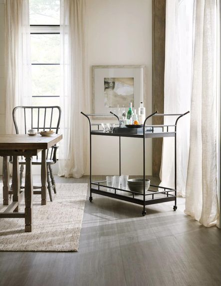 Image via Scout & Nimble | SHOP THE LOOK: Ciao Bella Black Bar Cart