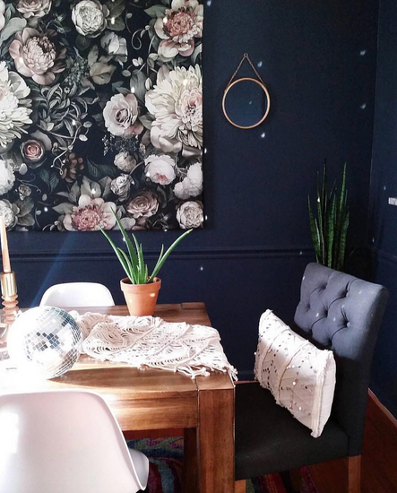 Design & Photo by All Things O'Natural | Hale Navy by Benjamin Moore