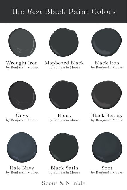 Moody Vibes | Meet the Best Black Paint Colors