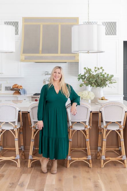 Design by Scout &amp; Nimble | Photo by Emily Sewell | White Dove by Benjamin Moore on the walls, Chantilly Lace by Benjamin Moore on the cabinets