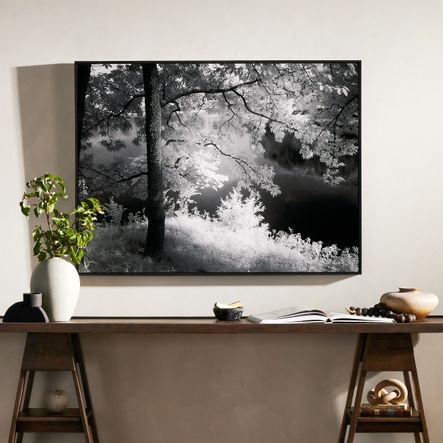 SHOP THE LOOK: Summer Light Framed Infrared Black and White Photograph by Getty