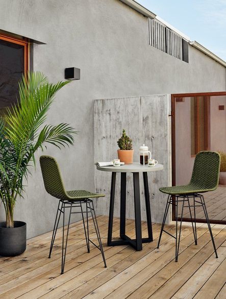 SHOP THE LOOK: Dema Outdoor Counter Stool, Cyrus Counter Table