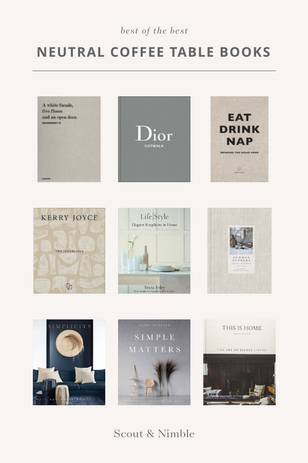 Make A Statement with Curated Coffee Table Books