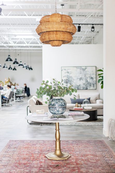 Shop the Look | Antibes Chandelier, Lucy Dining Table, Layla Spice Rug