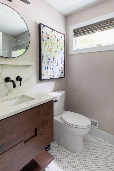 SHOP THE LOOK | Glen Mirror, Redford Sconce, Rain Drops Art