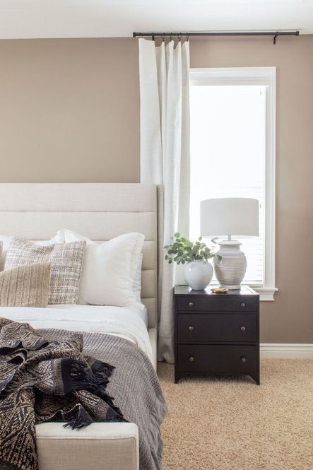 SHOP THE LOOK: Belmont Storage Nightstand, Marisa Table Lamp, Vintage White Porcelain Ginger Jar
