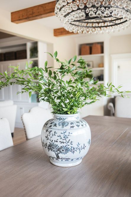 SHOP THE LOOK | Blue & White Flower Porcelain Jar