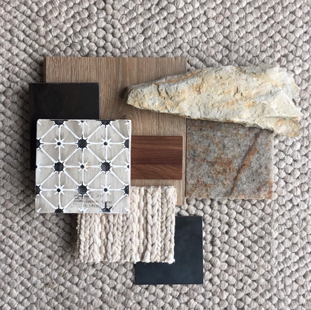 “this week’s #farmersdaughterflatlay is inspired by our #FDnorthernlodge project! Have a great weekend everyone and stay warm ❄️❄️”