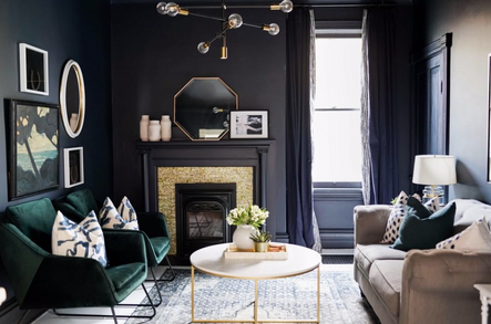 Design & Photo by Melissa Grieve Interiors | Soot by Benjamin Moore