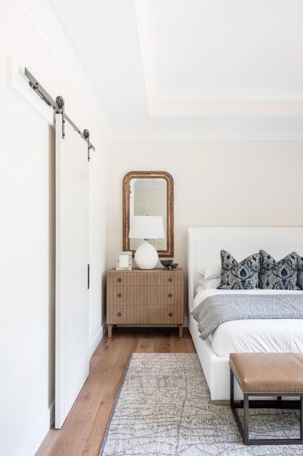 SHOP THE LOOK: Josephine Deep Blue Pillow, Daphne Bed, Daryl Dresser