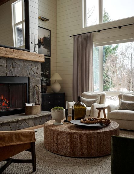 Home Tour | Rustic Meets Organic Elegance in this Modern Ski Chalet by TOM Interior Design Studio