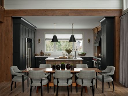 Home Tour | Rustic Meets Organic Elegance in this Modern Ski Chalet by TOM Interior Design Studio