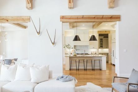 SHOP THE LOOK | Ace Chair, Modern Cowhide Rug, Altamont Pendant, Atom 8 Pendant Light