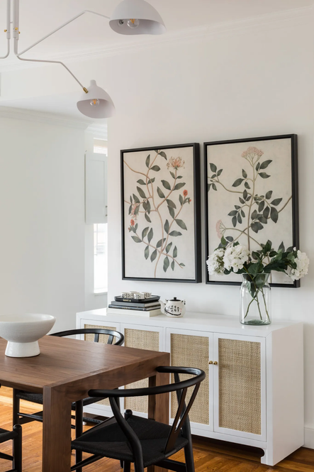 Design by Oh, I Design Studio | photographed by Joyelle West | SHOP THE LOOK: Holland Media Sideboard