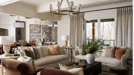 Modern Traditional Living Room: Inside the Scout House
