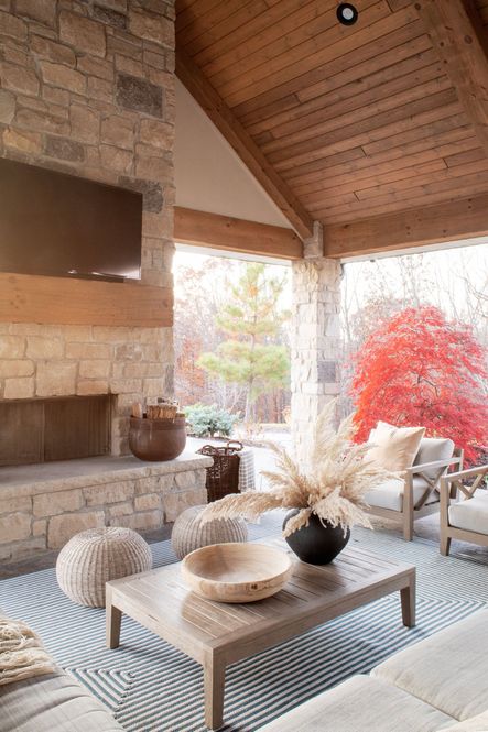 Design by Bodine White | Photography by Scout &amp; Nimble | SHOP THE LOOK: Caro Outdoor Coffee Table, Luna Jar, Wide Canyon Wood Bowl
