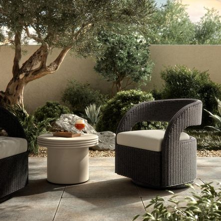 Hawkins Outdoor Swivel Chair