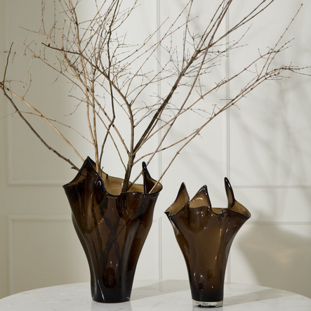 Peaked Glass Vase