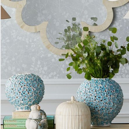 Blue Daisy Vase
