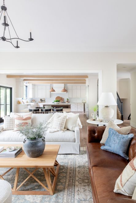 Design by Bodine White | SHOP THE LOOK: Grace Sofa, Chester Tufted Stationary Sofa
