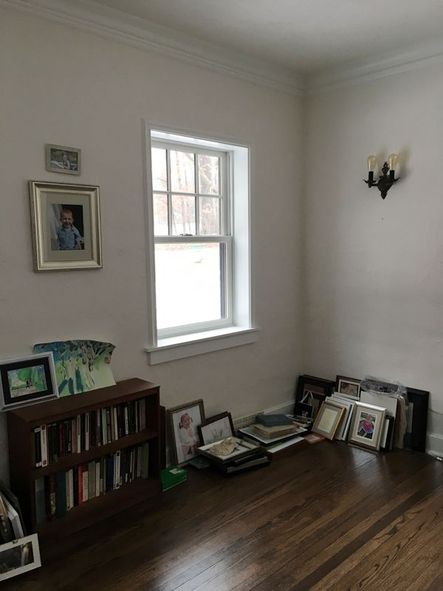 Home Reveal | Modern Tudor Library and Basement