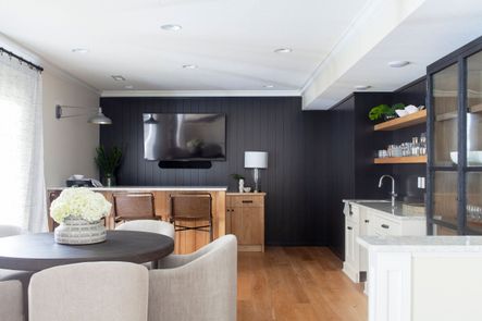 Work & Play | A Transitional Office & Lounge Update