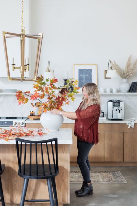 Shop the Look: Bastian Chandelier, Lewis Windsor Bar + Counter Stool