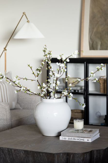 SHOP THE LOOK: Gwendolyn Blossom Branches, Dorset 1 Light Floor Lamp