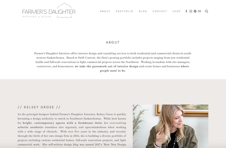 Designers We Love | Kelsey Grose of The Farmer’s Daughter