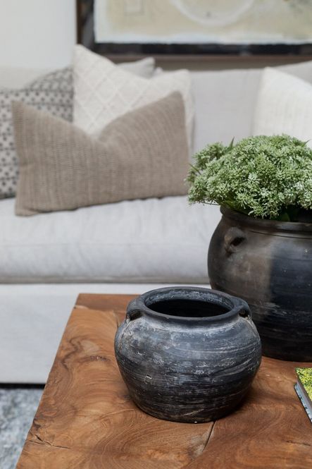SHOP THE LOOK: Four Handles Water Pot, Vintage Pottery Water Jar, Vert Coffee Table